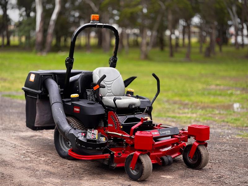 Photo 1. Toro ZMaster 7000 Series Diesel Commercial Zero turn ride on lawn mower