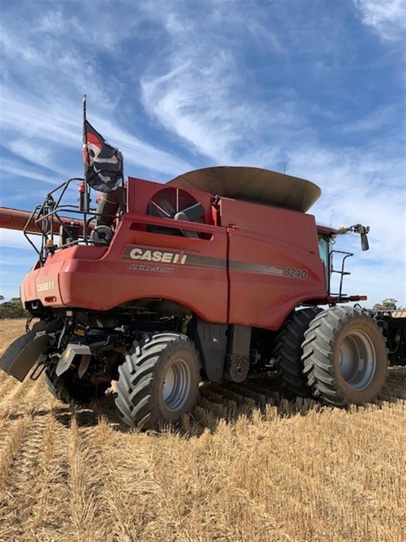 Photo 1. Case IH 8240 combine harvester