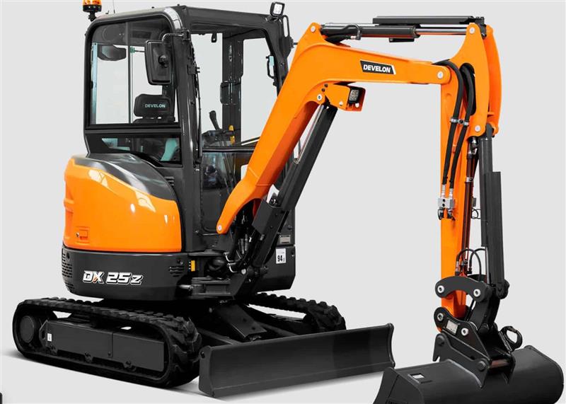 Develon DX25Z-7 2.5T tracked excavator