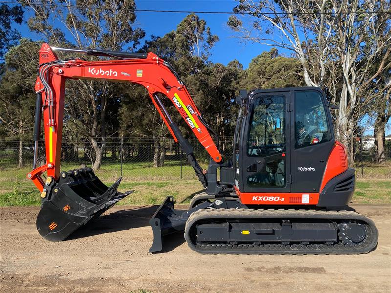 Kubota KX080-S 8T excavator