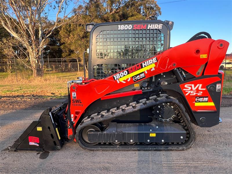 Kubota SVL75-2 tracked skid steer loader