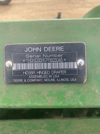 John Deere HD35R harvester front