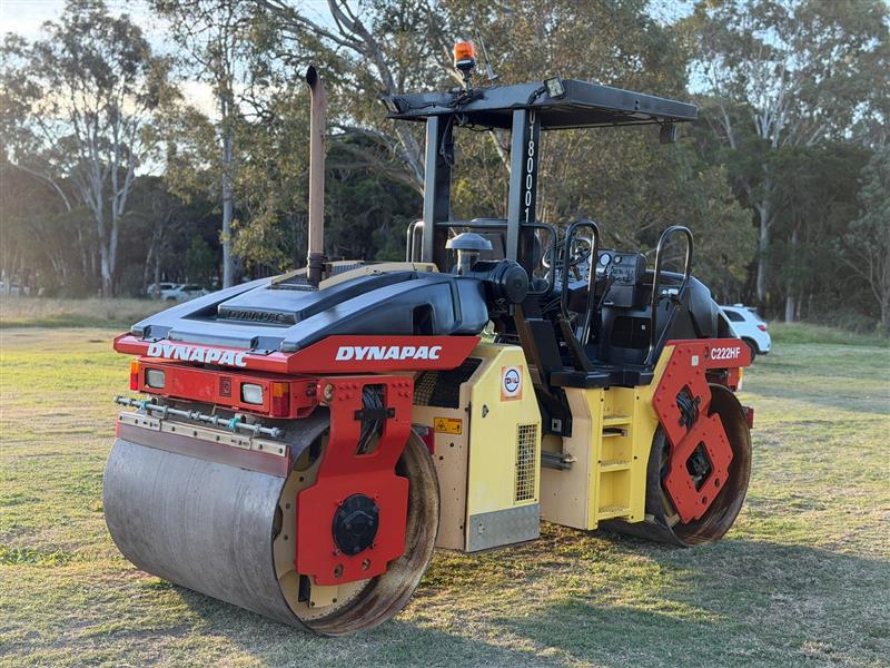 Dynapac CC222HF 7.7T smooth drum roller