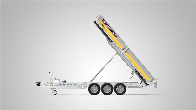 Brian James 526-4020-35-3-12 4.0Mx2.0M 3500KG tri axle cargo tipper trailer