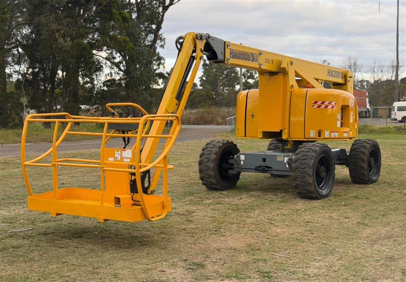 Haulotte HA20PX all terrain diesel boom scissor lift elevated work platform