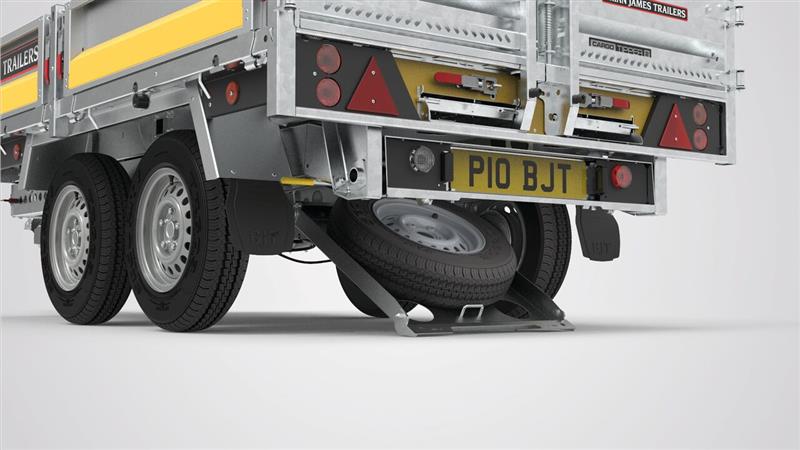 Brian James 526-3620-35-3-12 tri axle 3.6Mx2.0M 2500KG tipper trailer