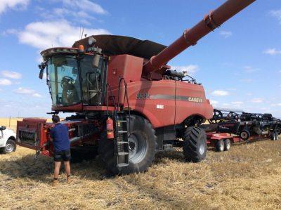 Photo 2. Case IH 8240 combine harvester