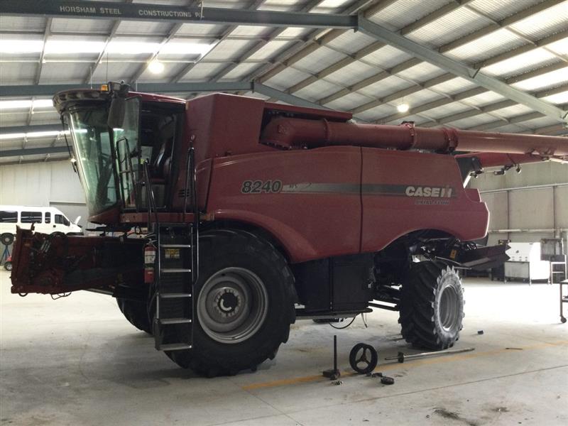 Photo 2. Case IH 8240 combine harvester