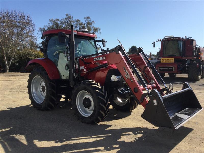 Photo 1. 2019 Case IH Maxxum 110 Ultimate Spec Tractor