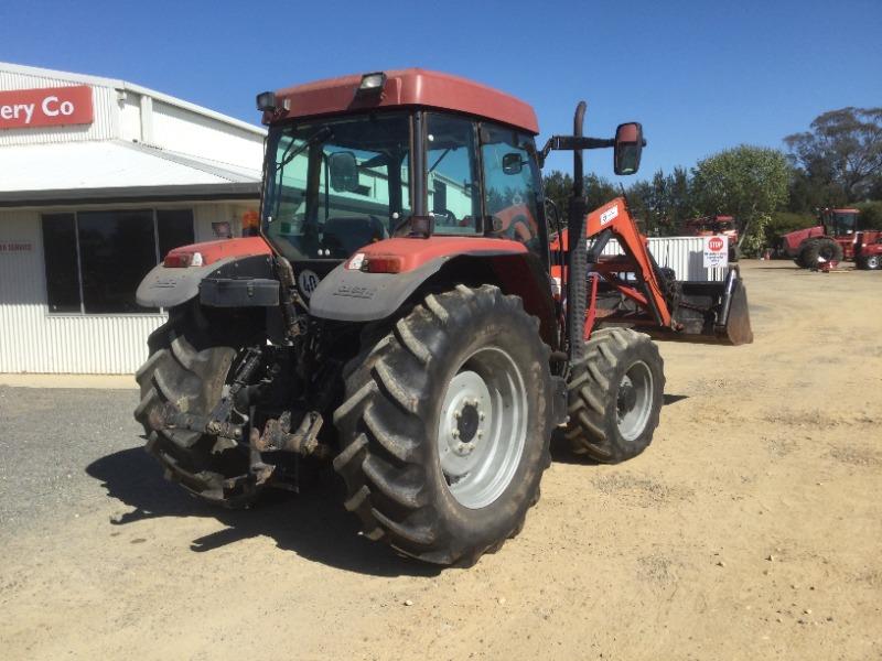 Photo 5. 1998 Case IH MX80C FWA Cab Tractor & Nell Loader