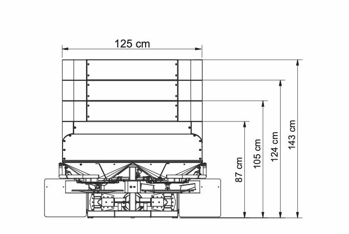 Photo 2. Bogballe L1 base spreader