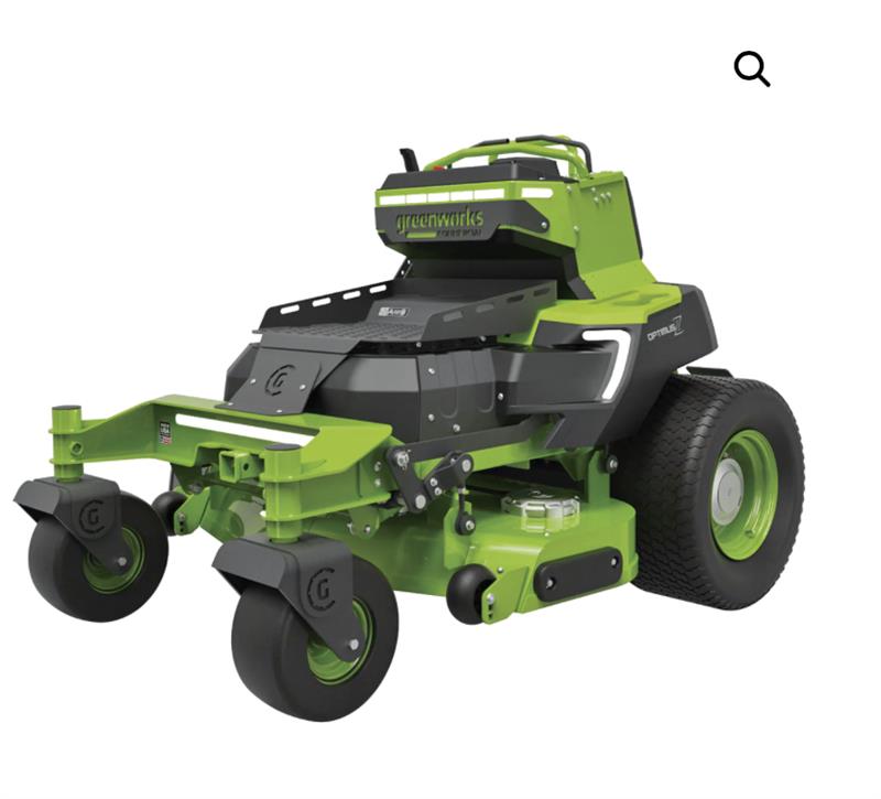 Photo 2. Greenworks Commercial 82V Battery Mower Range zero turn mower