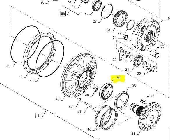 Photo 2. CASE IH AND NEW HOLLAND COMBINE parts