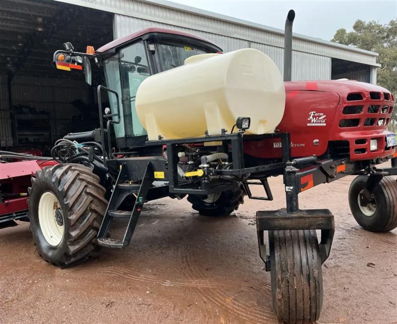 Photo 2. MacDon M205 windrower