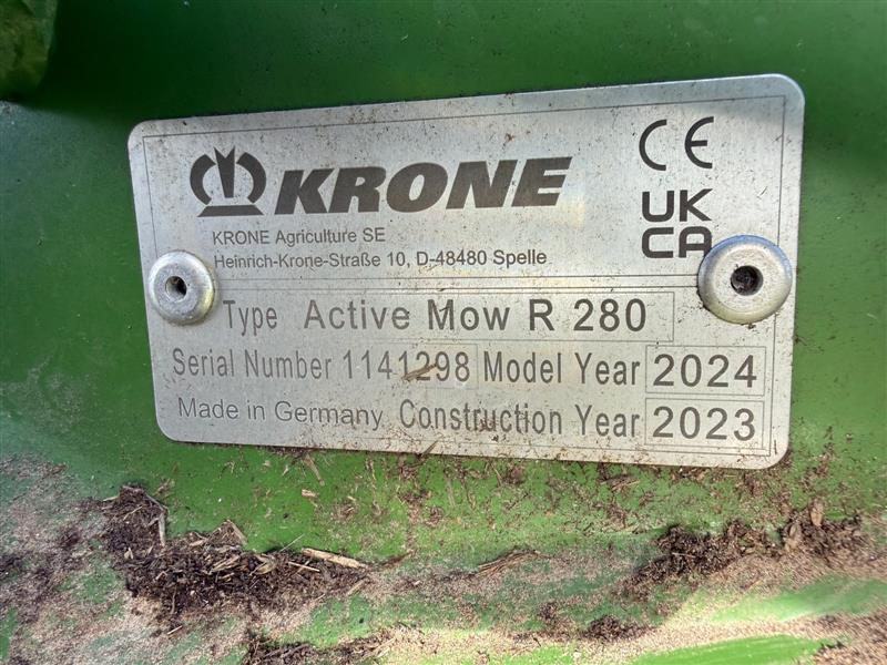 Photo 3. Krone AMR280 cultivator