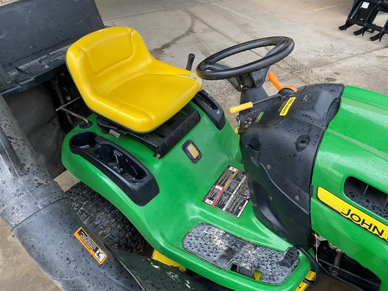 Photo 5. John Deere LA115 ride on mower