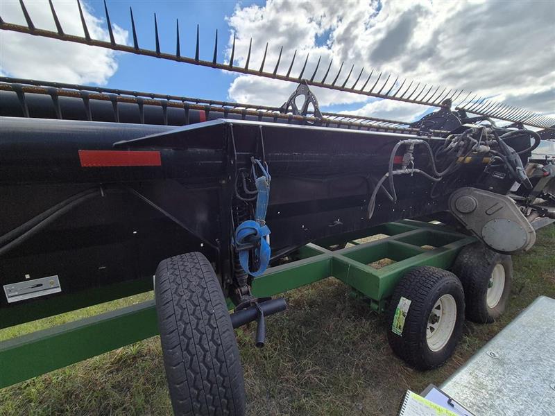 Photo 4. Macdon D65 harvester front