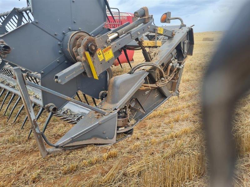 Photo 3. Massey Ferguson9870 Windrowers