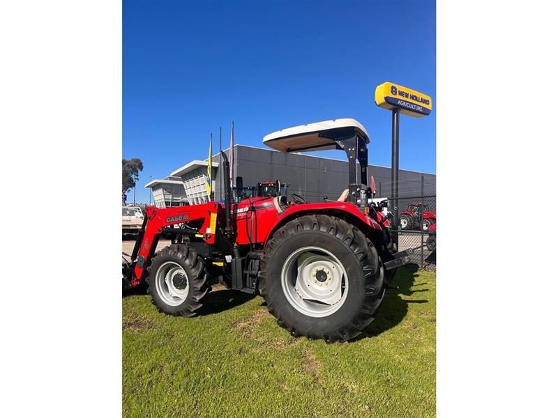Photo 3. Case IH JXM 90 tractor with Challenge loader