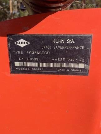 Photo 3. Kuhn FC3560 TCD mower conditioner