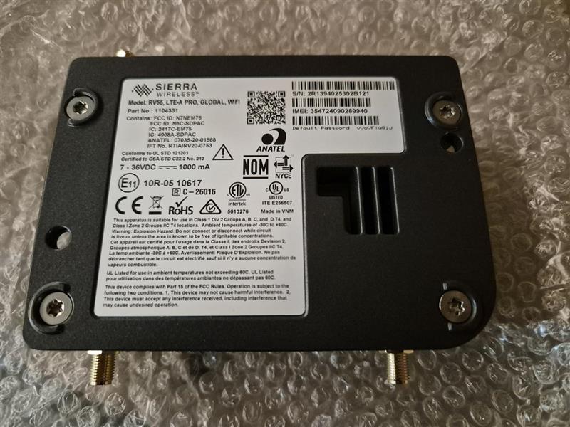 Photo 3. Trimble RV55 modem