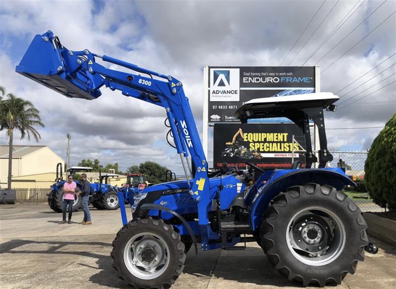 Photo 4. Solis S75 tractor with FEL