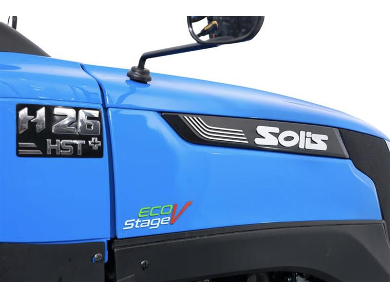 Photo 4. Solis 26HST Hydrostatic tractor