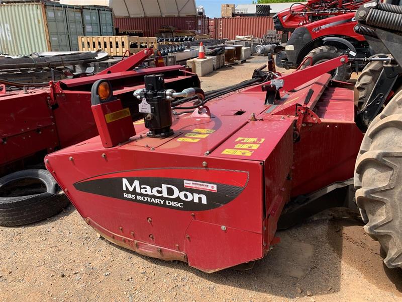 Photo 4. MacDon R85 mower conditioner