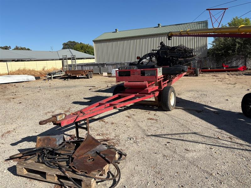 Photo 2. MacDon D60 windrower