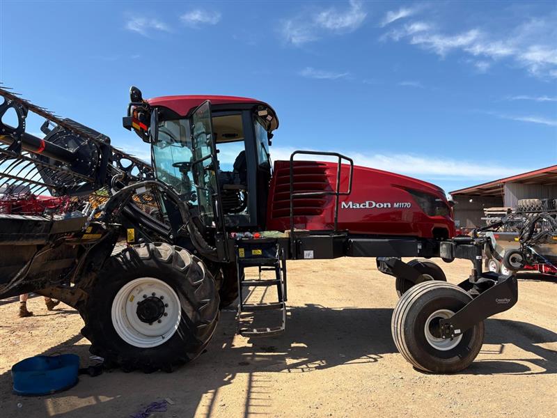 Photo 2. MacDon M1170 windrower