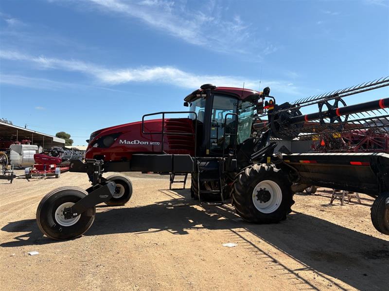 Photo 5. MacDon M1170 windrower