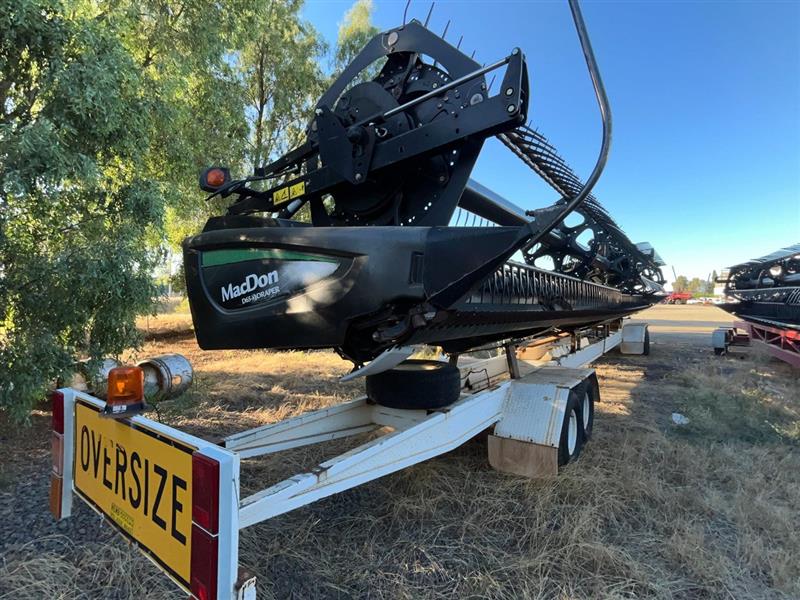 Photo 4. MacDon D65 harvester front