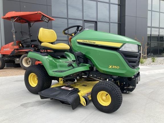 Photo 3. John Deere X350 lawn mower