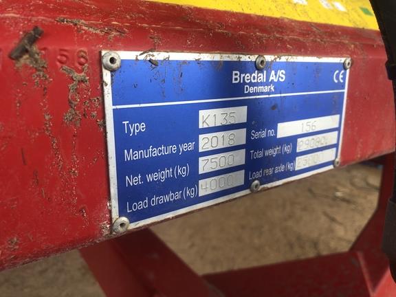 Photo 4. Bredal K135 spreader