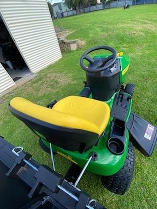 Photo 2. John Deere S110 lawn mower