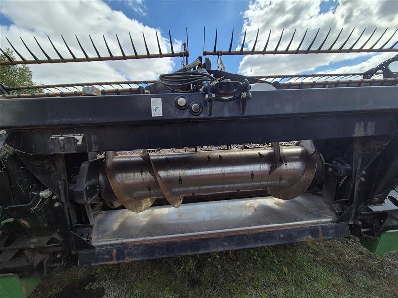 Photo 5. Macdon D65 harvester front