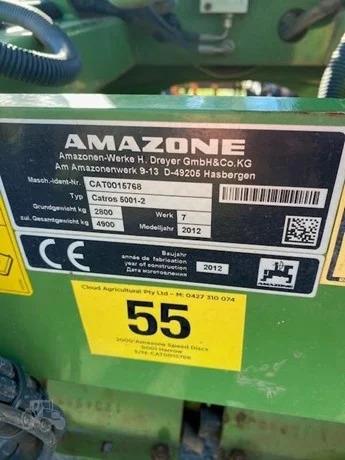 Photo 5. AMAZONE CATROS 5001-2