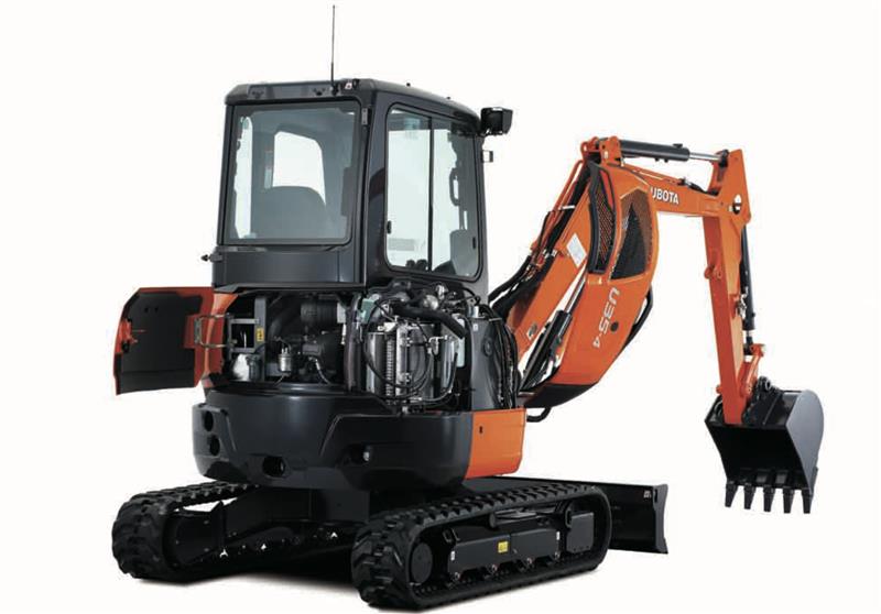 Photo 5. Kubota U35-4 excavator