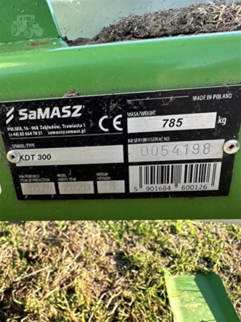 Photo 5. Samasz KDT300 hay mower
