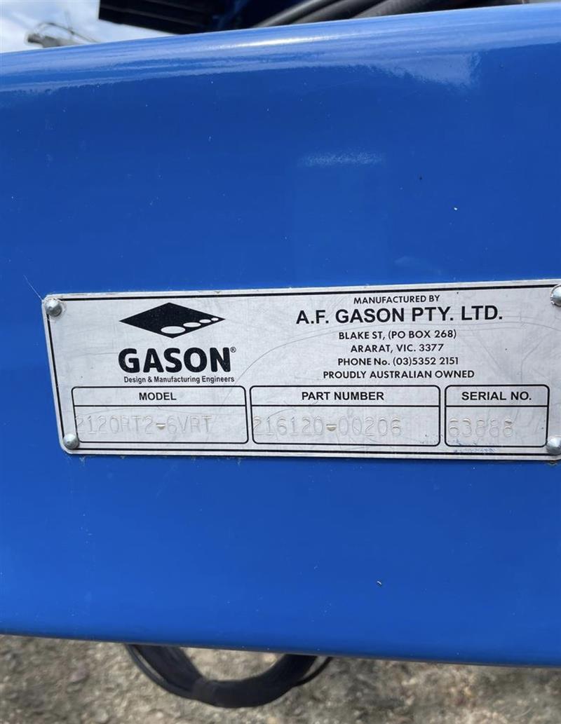 Photo 4. Gason 2120 RT2 airseeder