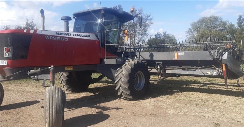 Photo 5. Massey Ferguson WR 9960 windrower