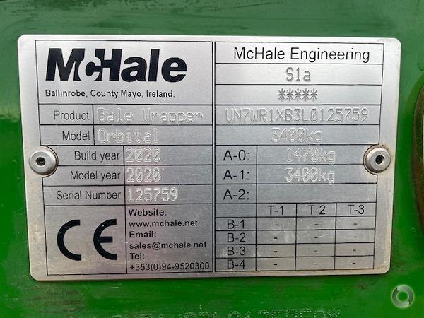 Photo 2. McHale Orbital bale wrapper