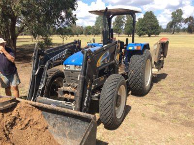 Photo 2. New Holland TT75 tractor