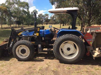 Photo 4. New Holland TT75 tractor