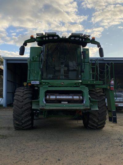 Photo 4. John Deere S790, 740D & trailer package combine harvester