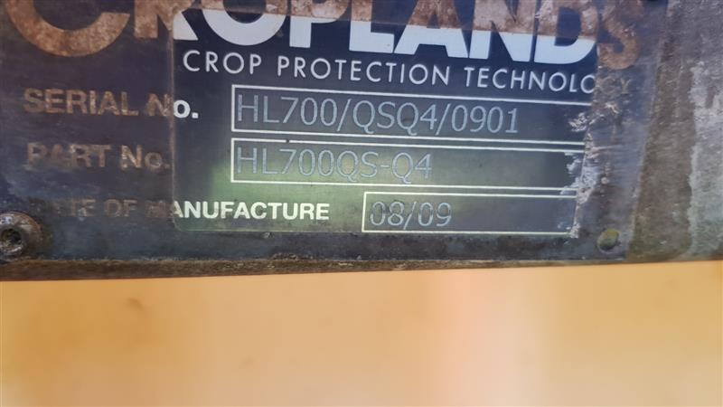 Photo 2. Croplands HL700QS-Q4 Quantum Mist Sprayer