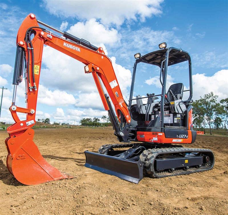 Photo 2. Kubota U27-4 excavator