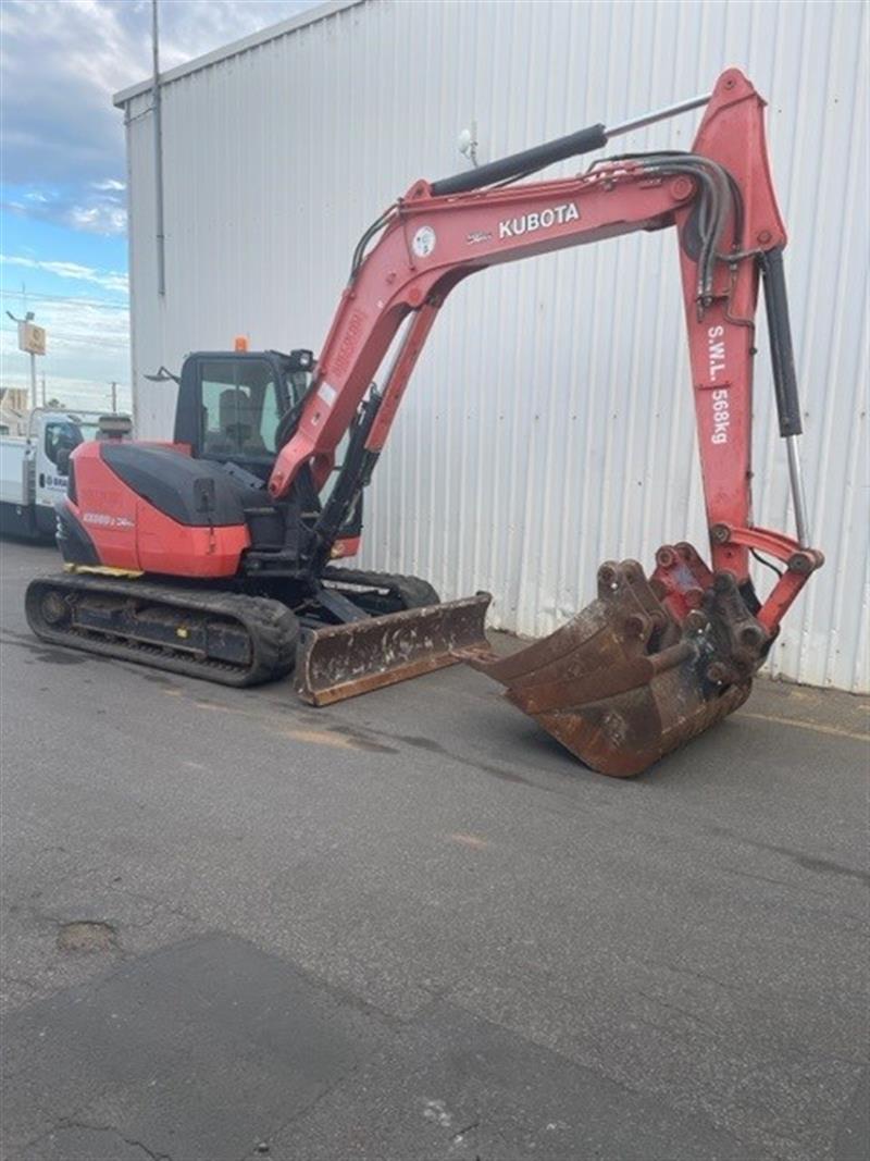 Photo 5. Used Kubota Excavator KX080-3