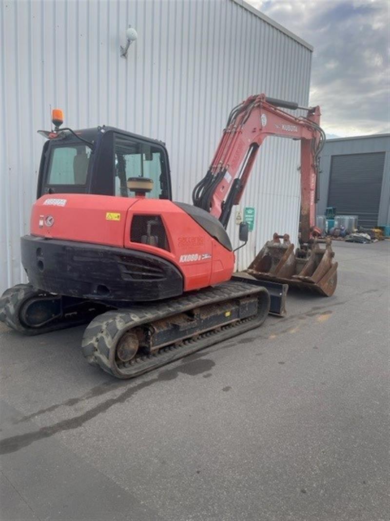 Photo 3. Used Kubota Excavator KX080-3