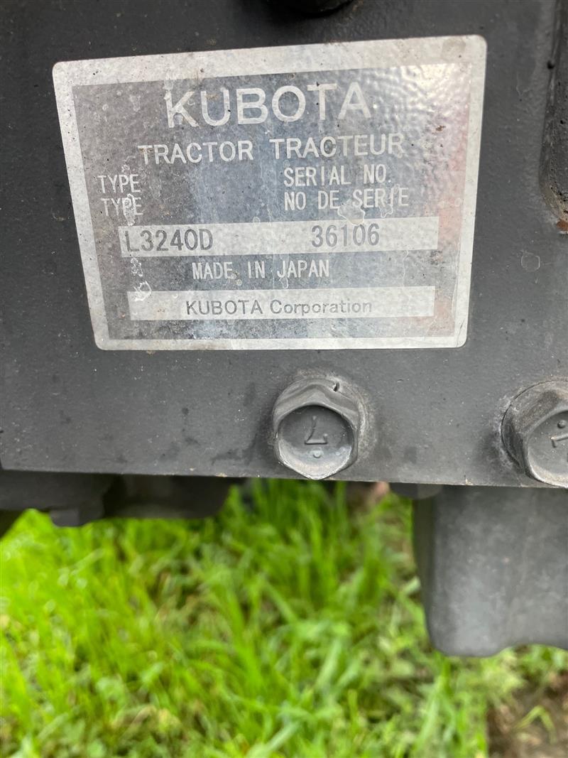 Photo 4. Used Kubota L3240 Tractor